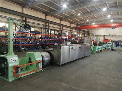 Línea de producción de alambre de soldadura con núcleo de fundente-multifuncional